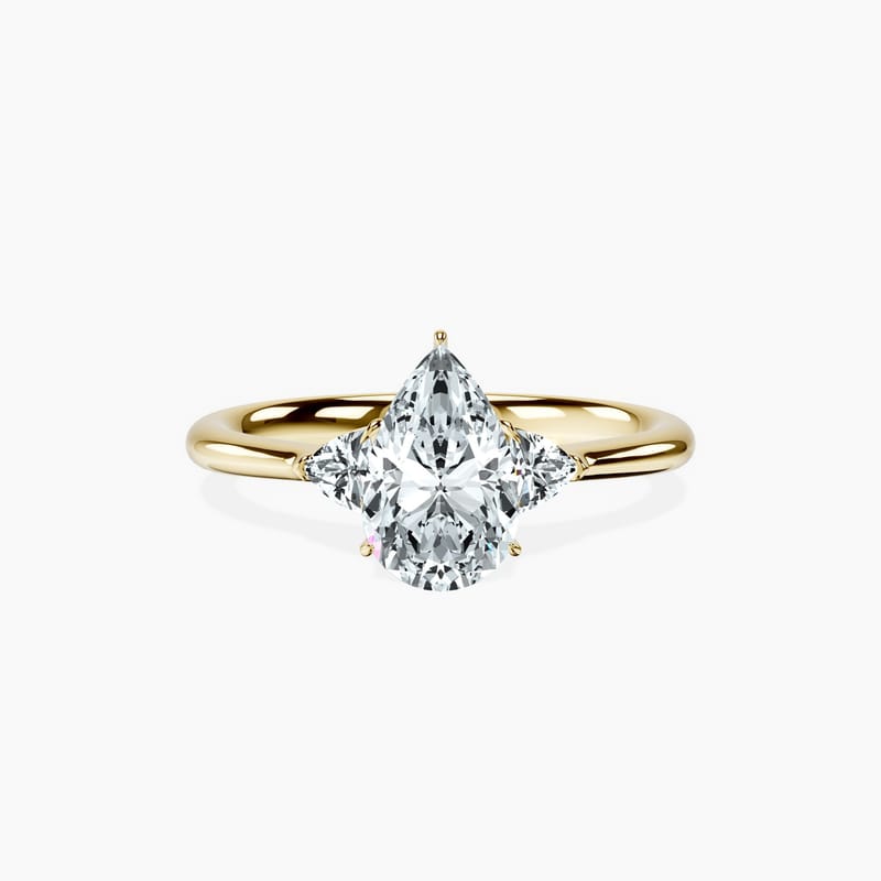 Trillion Trinity Pear RIng