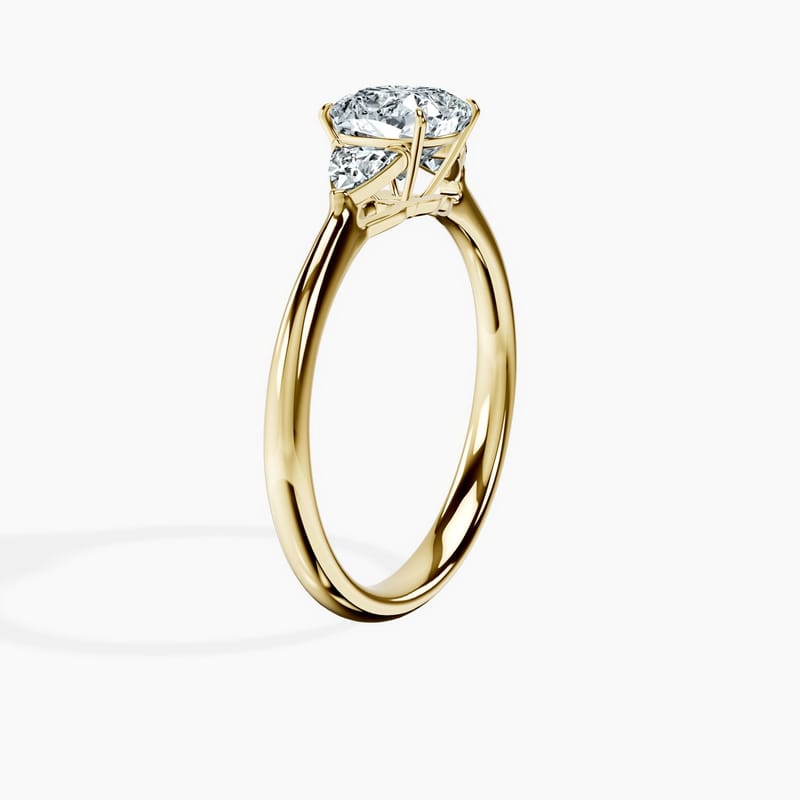 Trillion Trinity Cushion RIng