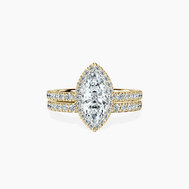 Timeless Halo Marquise Ring