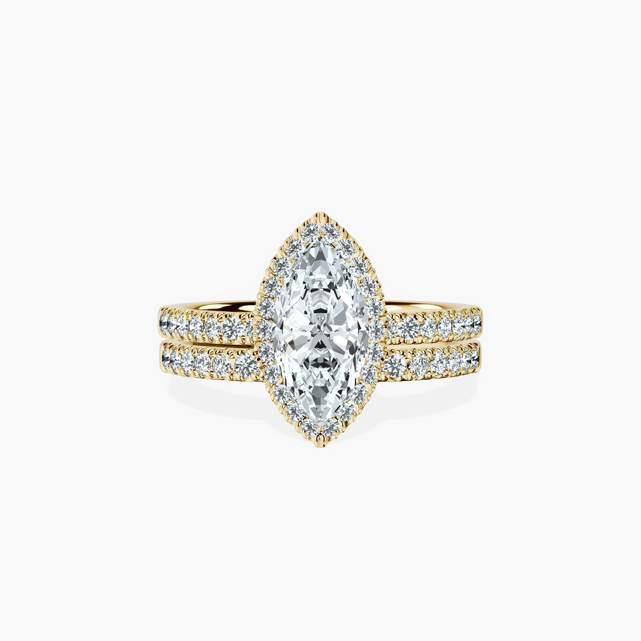 Timeless Halo Marquise Ring