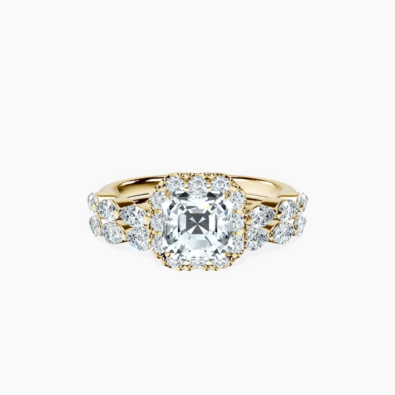 Mystique Asscher Ring