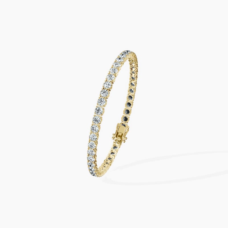 4 Prong Round Tennis Bracelet