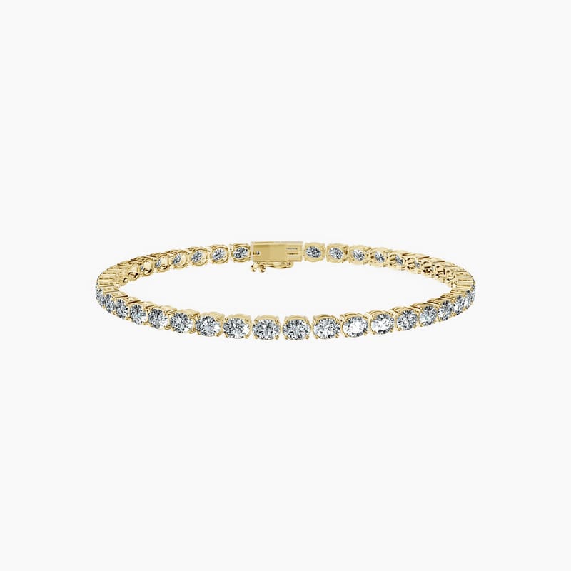 4 Prong Oval Tennis Bracelet