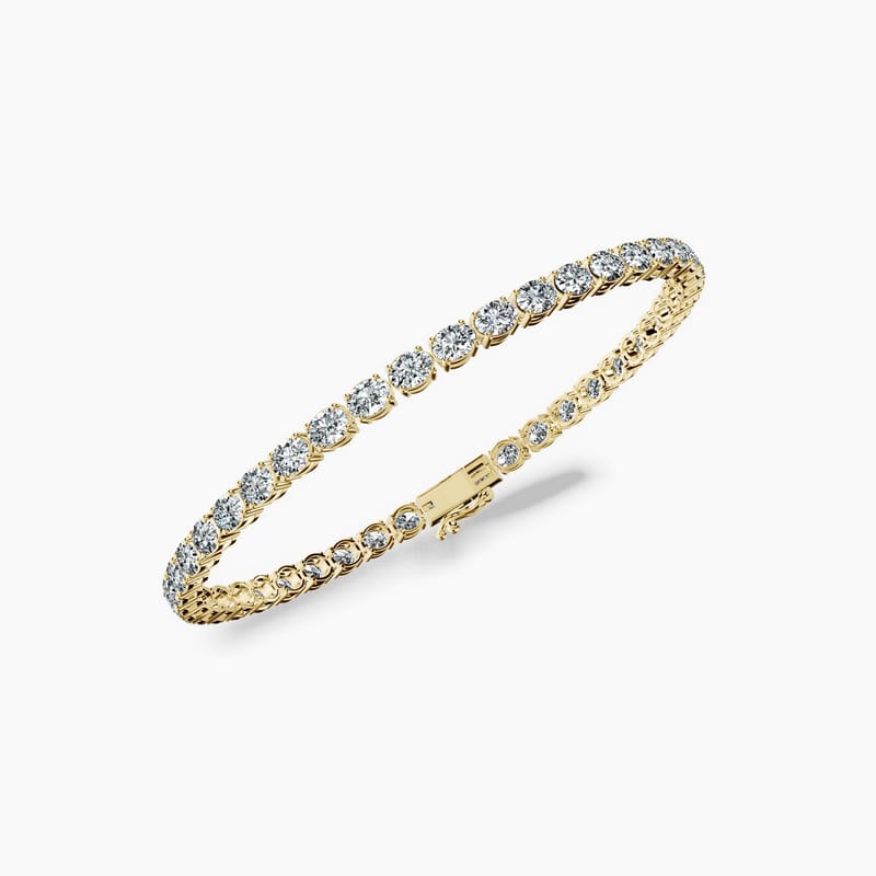 4 Prong Oval Tennis Bracelet