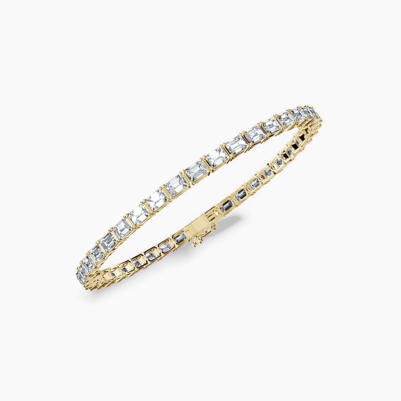 4 Prong Emerald Tennis Bracelet