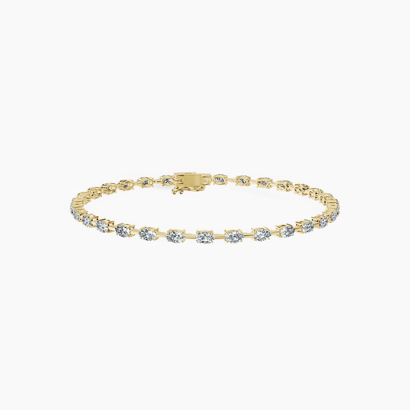 Oval Link Tennis Bracelet