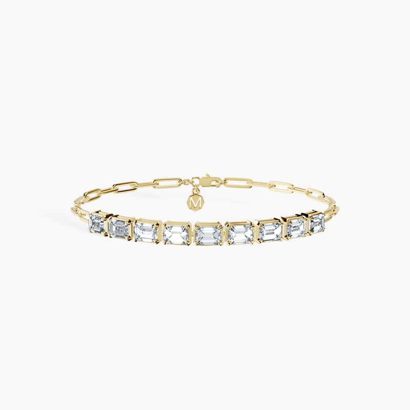 Emerald Semi Tennis Bracelet