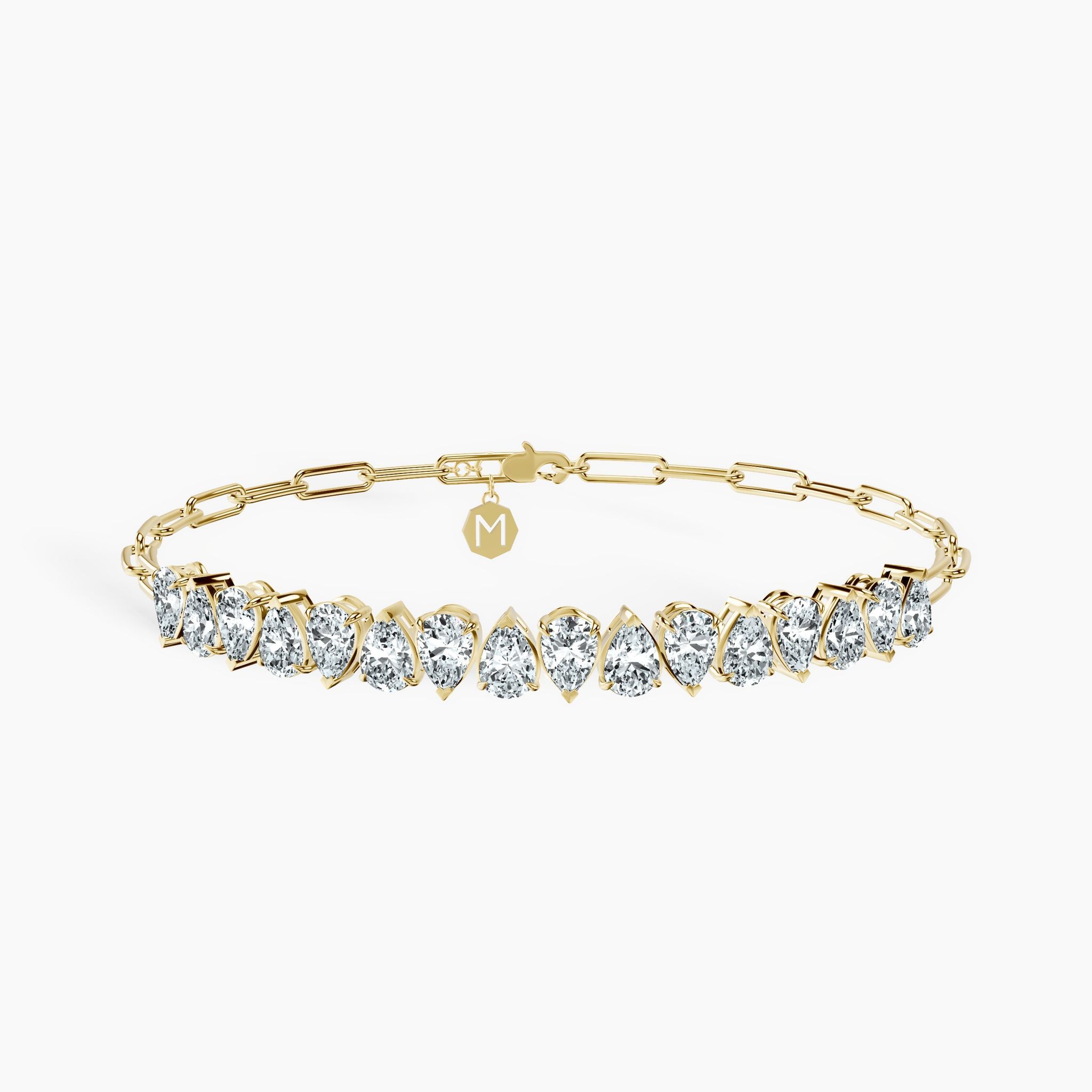 Pear Semi Tennis Bracelet