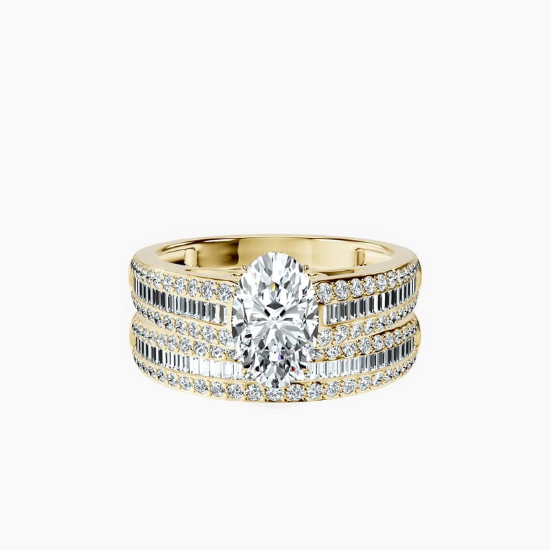Channel Oval Ring