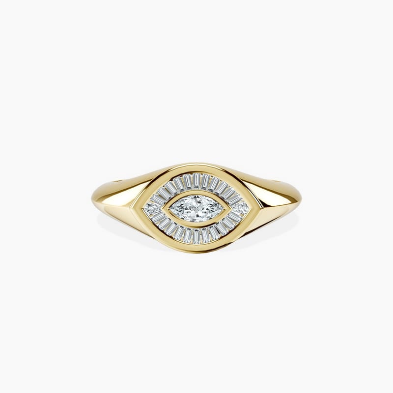 Golden Eye Ring
