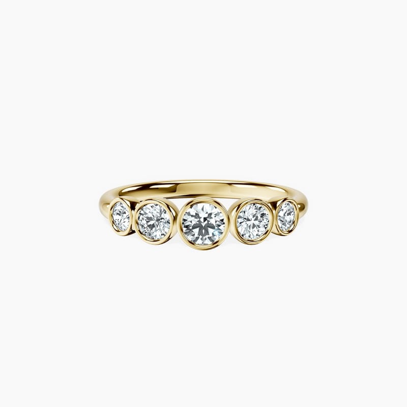5 Stone Bubble Ring