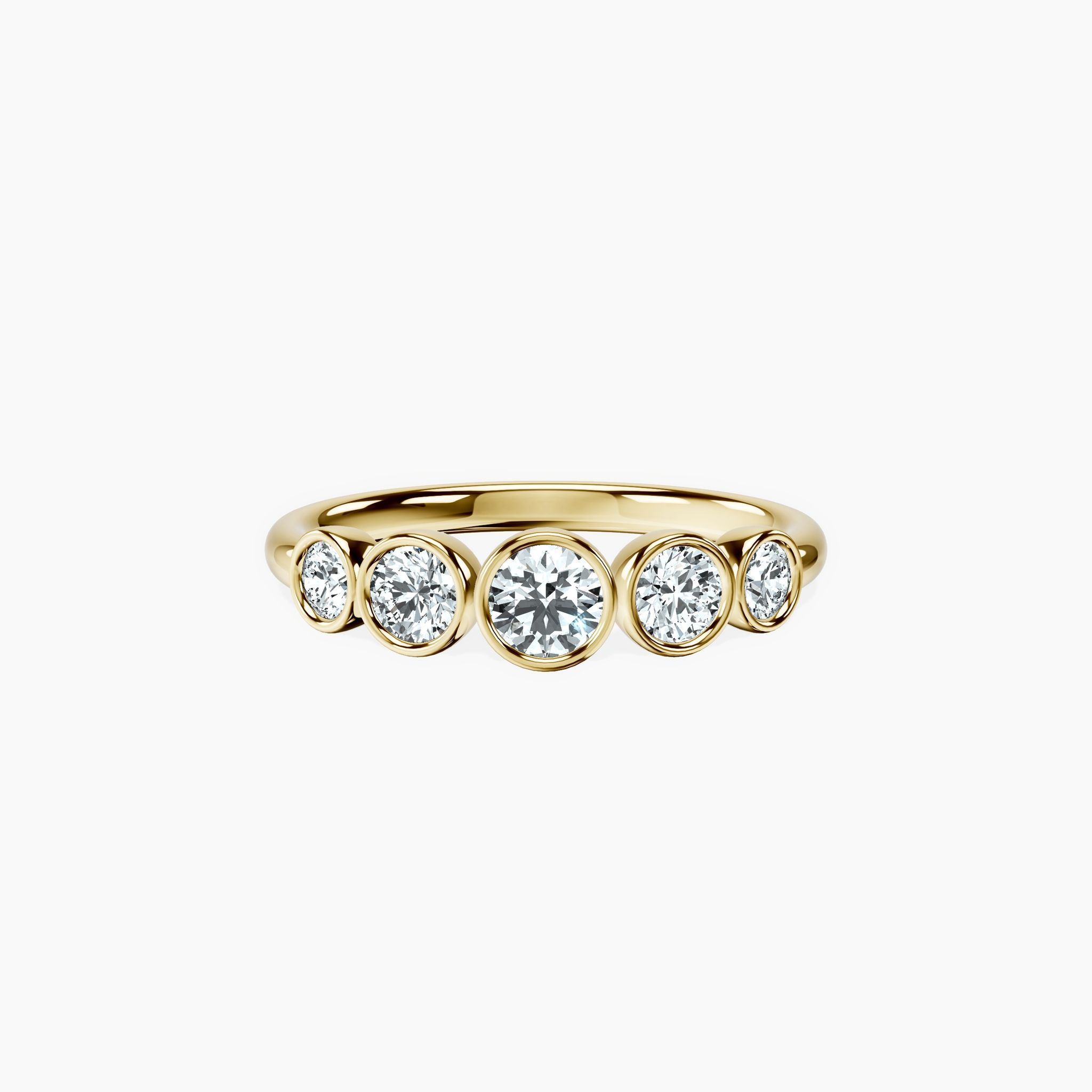 5 Stone Bubble Ring