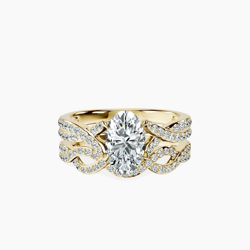 Twisted Oval Ring