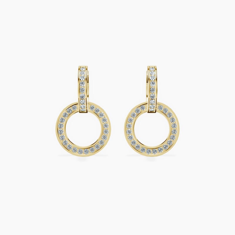 Halo Charm Hoops