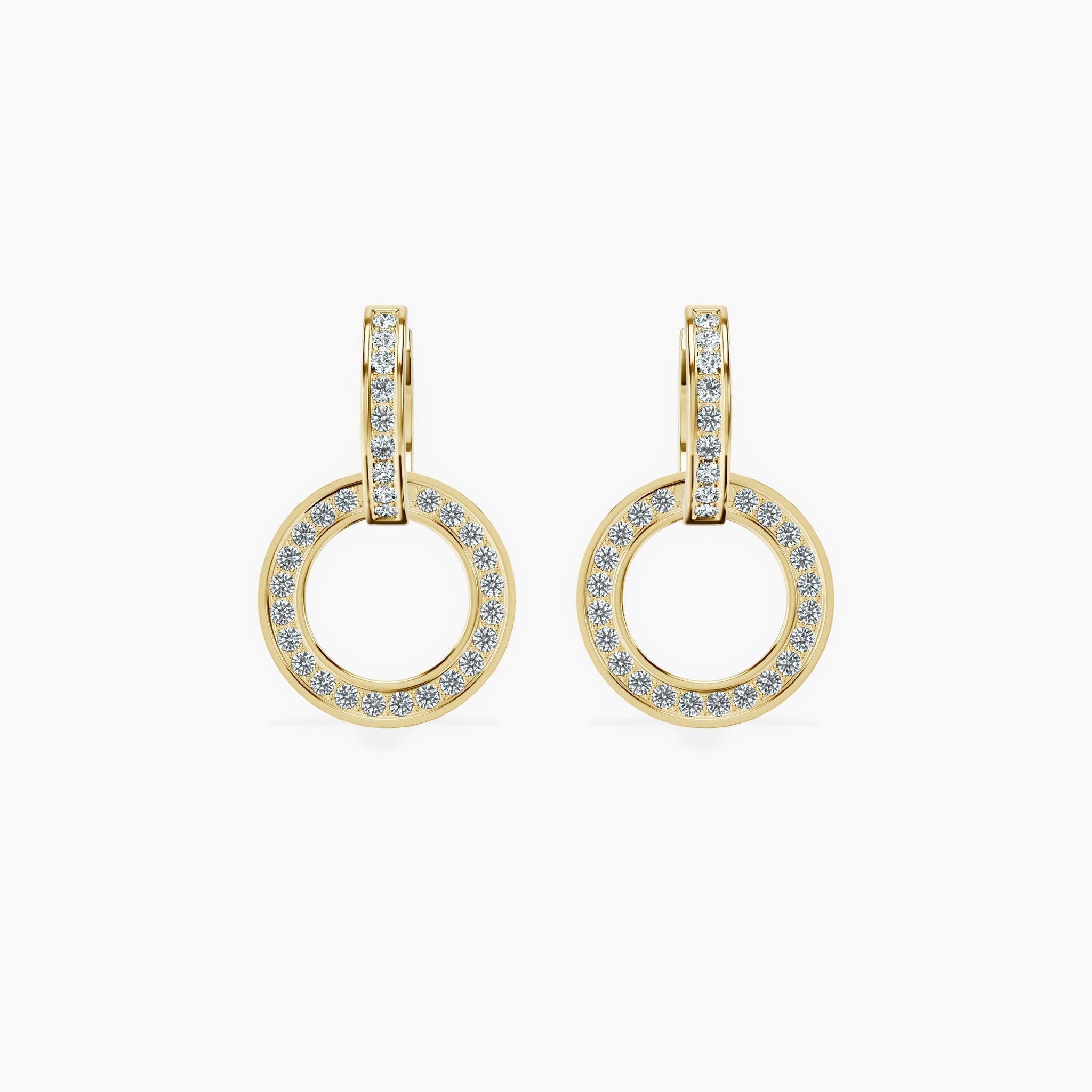 Halo Charm Hoops