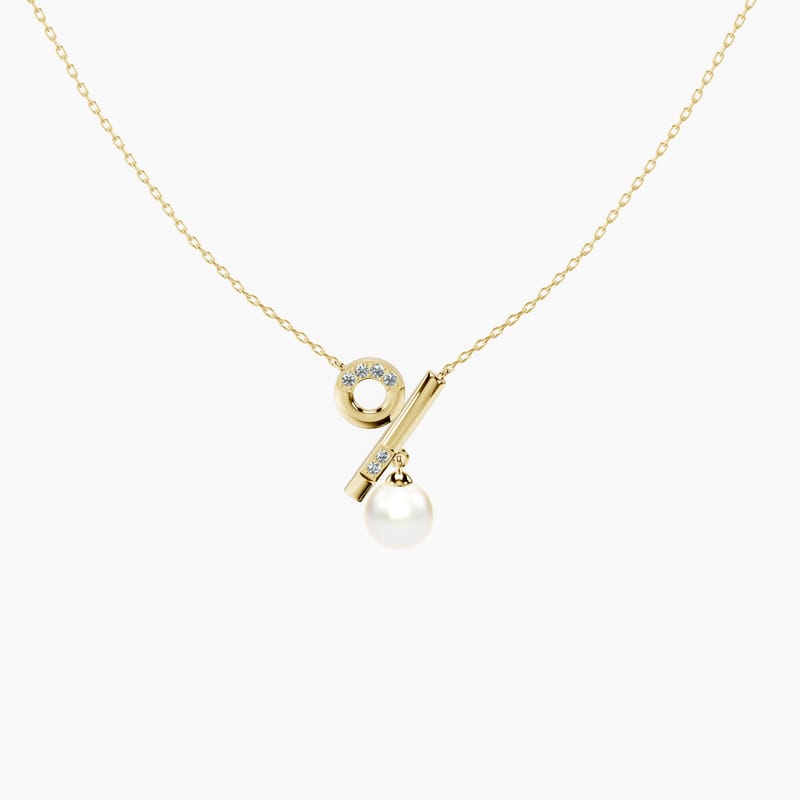 Axis Pearl Necklace