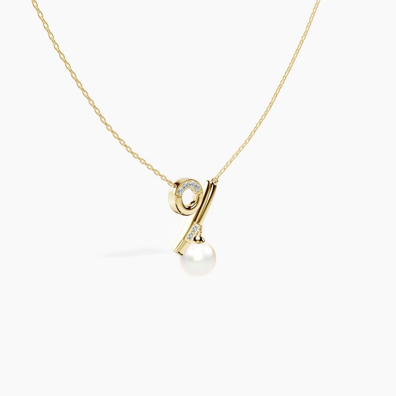 Axis Pearl Necklace