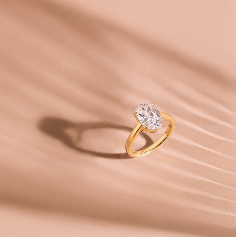 4 Prong Oval Ring