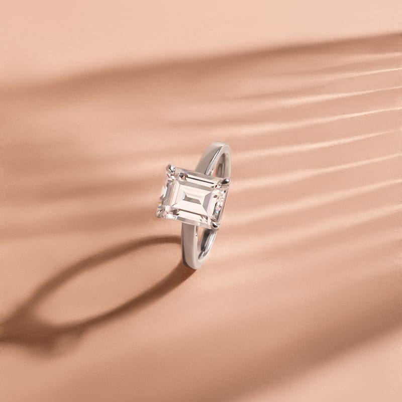 Horizon Emerald Ring