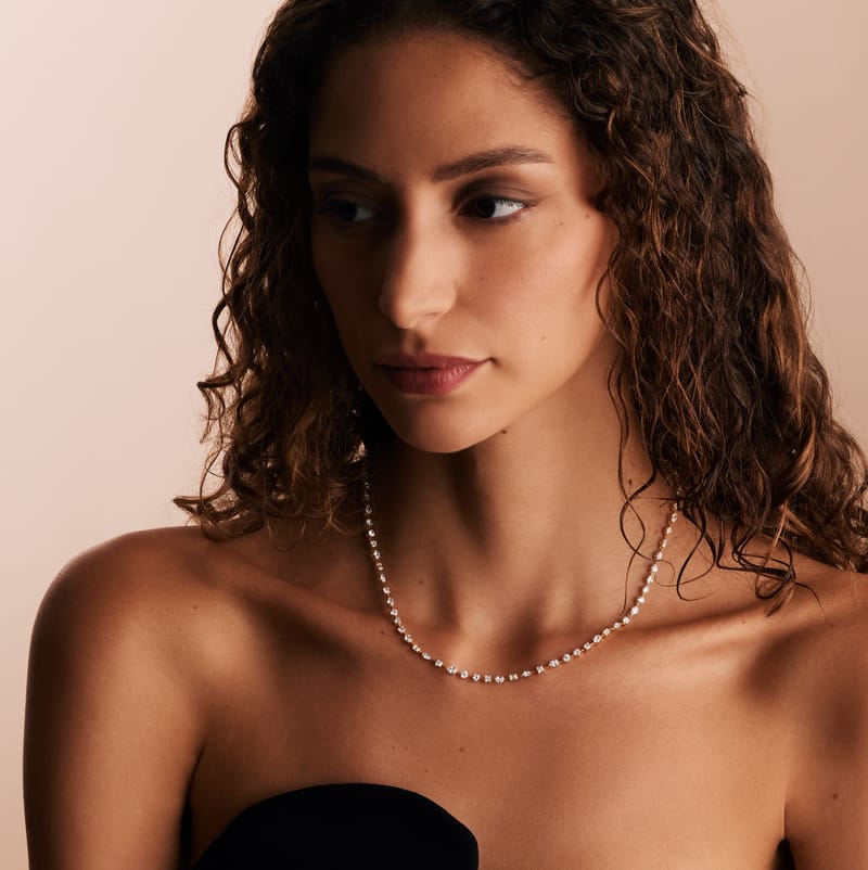 Confetti Tennis Necklace