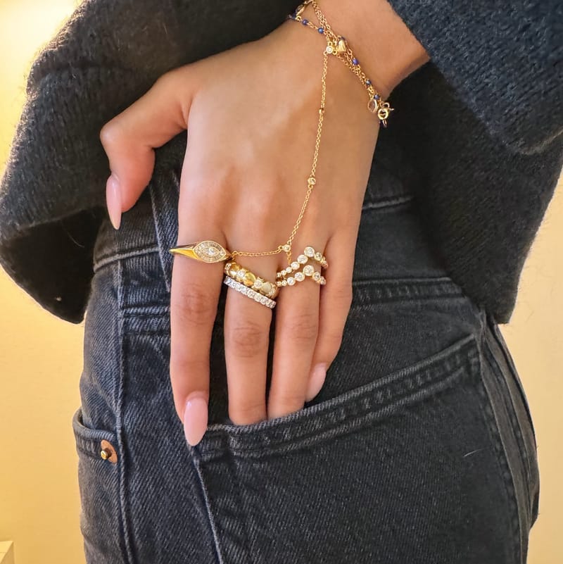 Golden Eye Ring