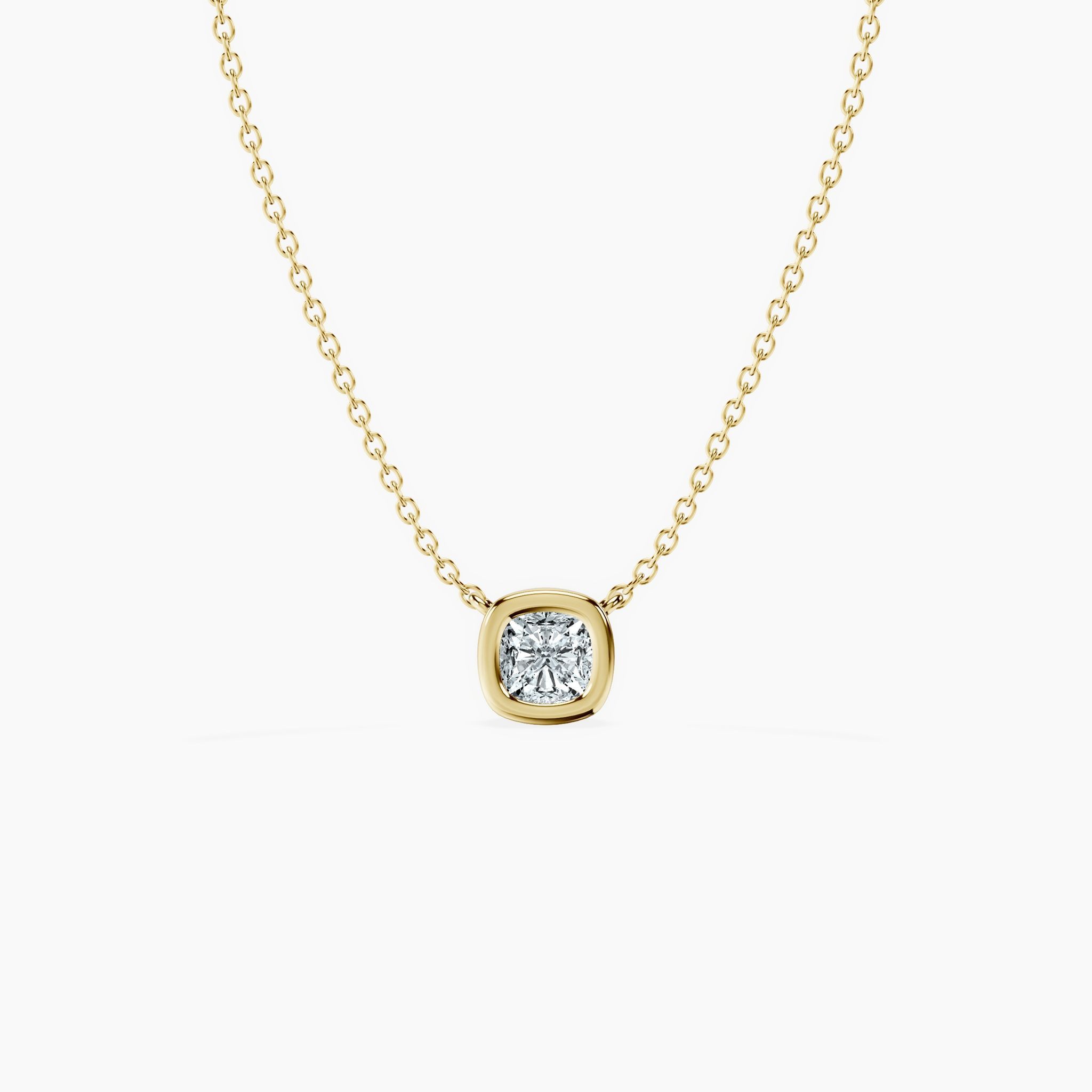 Bezel Cushion Pendant