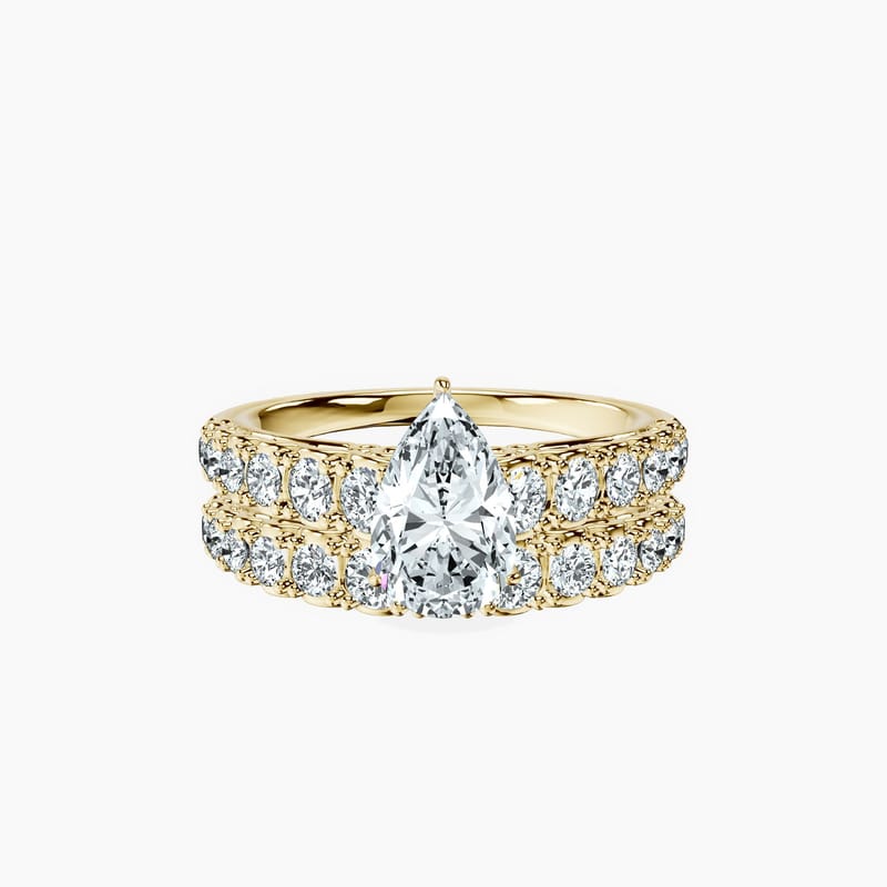Graduated Pear Ring