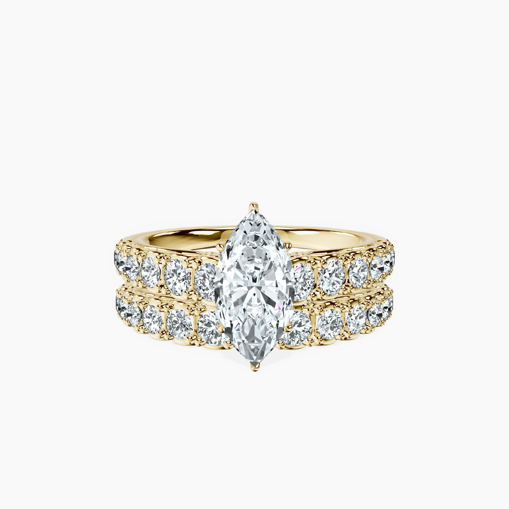 Graduated Marquise Ring