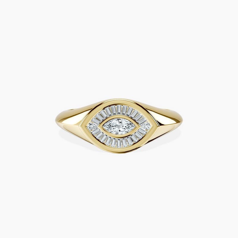 Golden Eye Ring