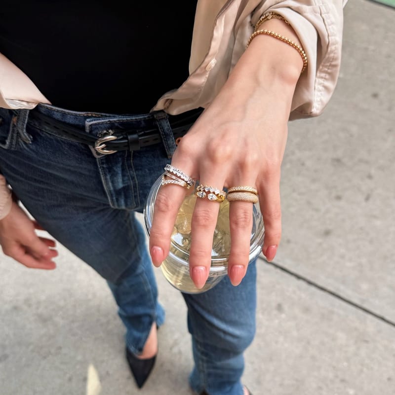 Golden Tear Ring