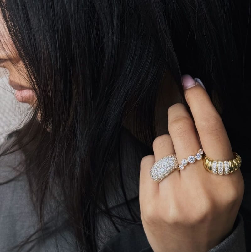Bubble Cascade Ring