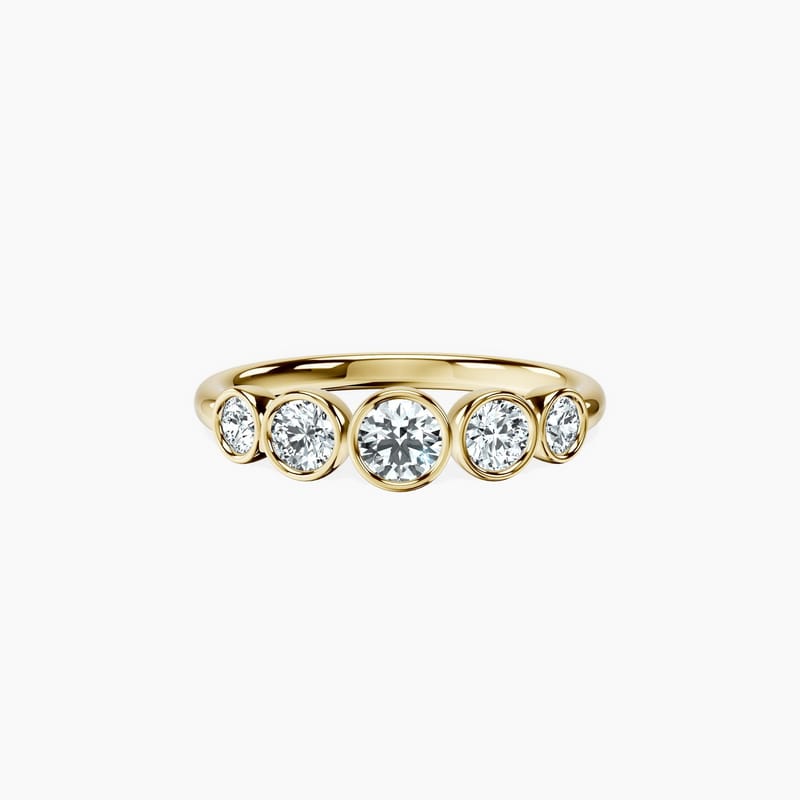5 Stone Bubble Ring