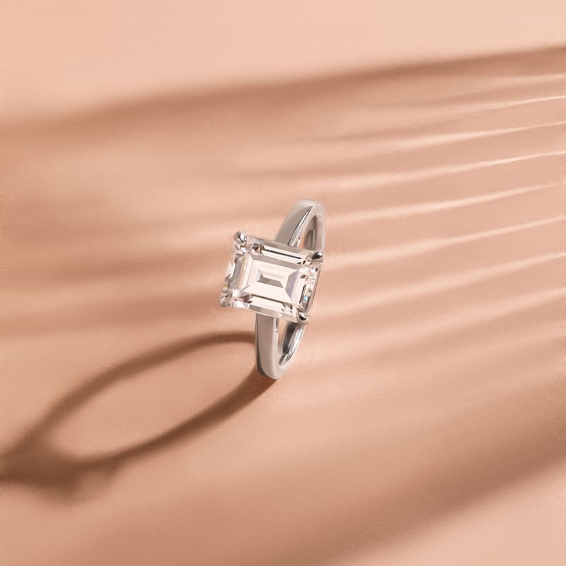 Horizon Emerald Ring