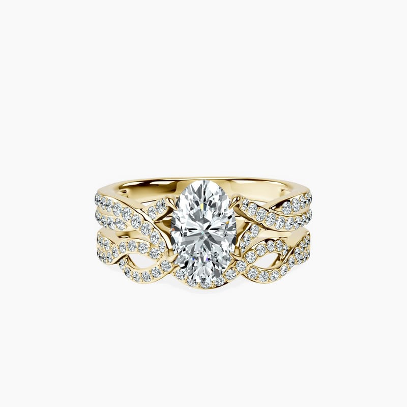 Twisted Oval Ring