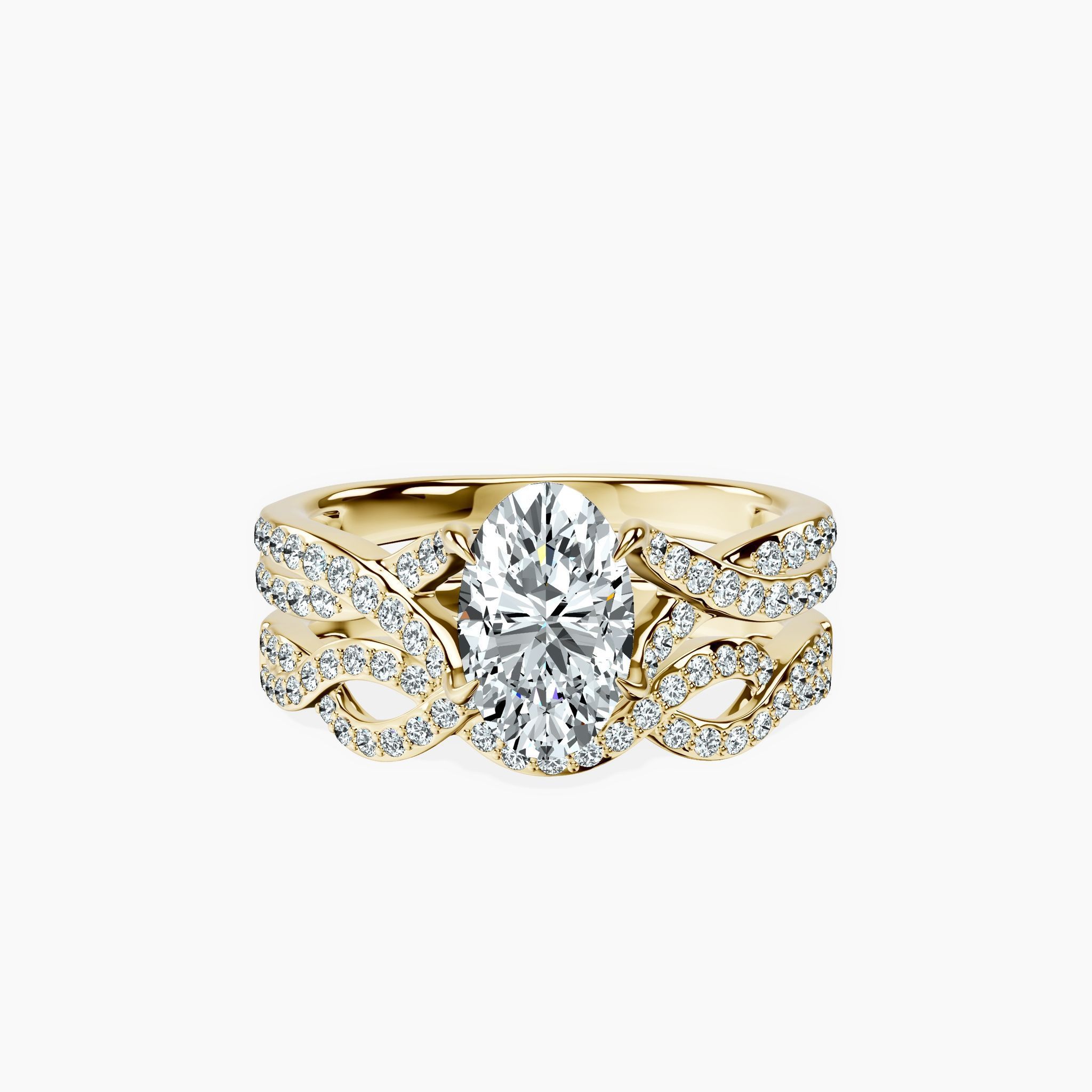 Twisted Oval Ring