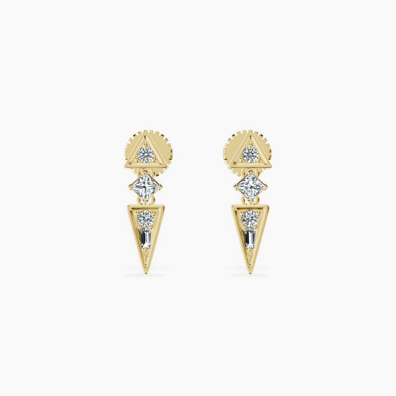Mosiac Arrow Studs