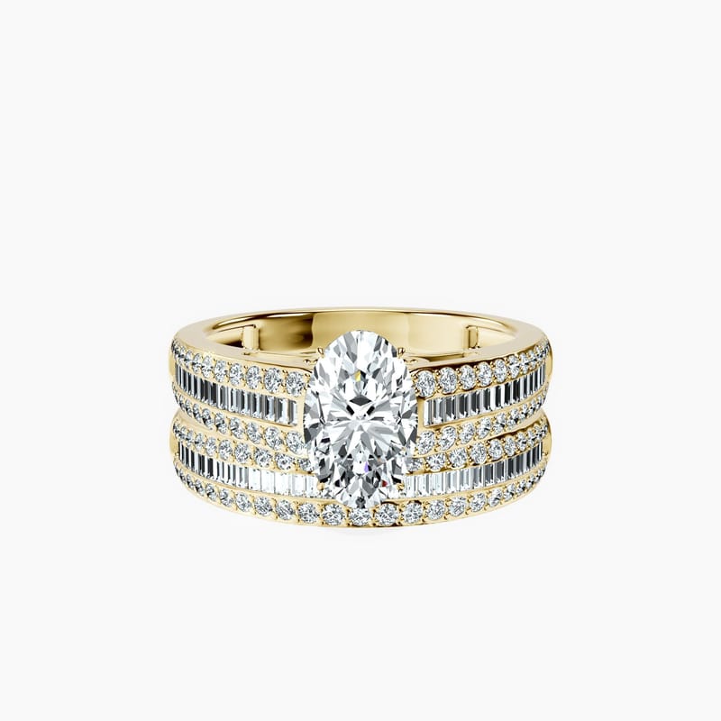 Channel Oval Ring