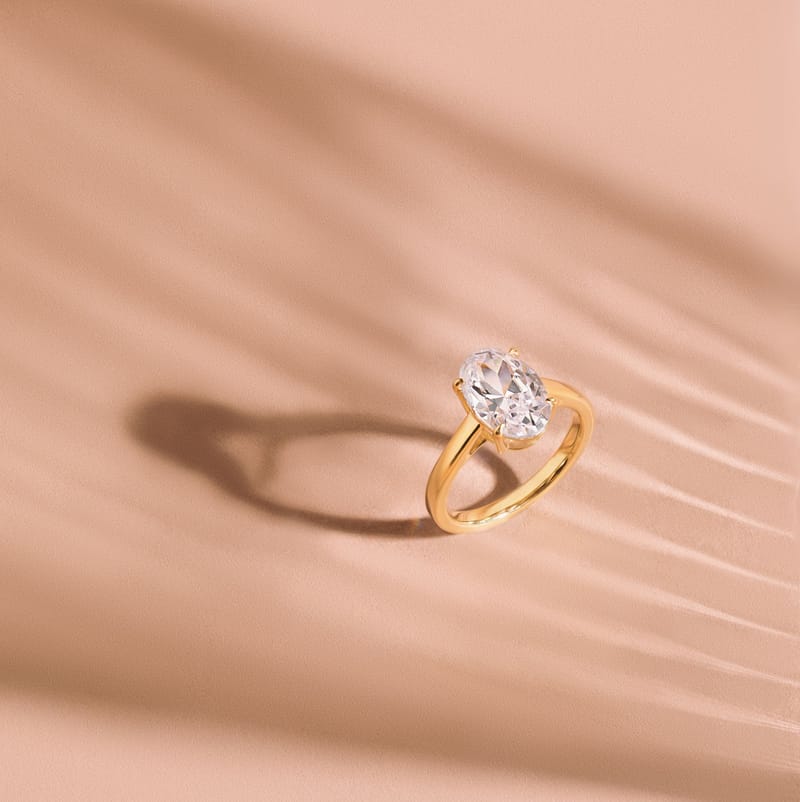 4 Prong Oval Ring