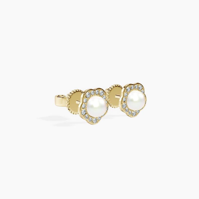 Pearl Petal Studs
