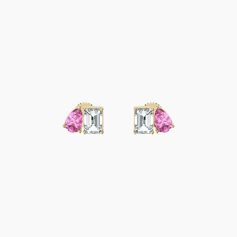 Pink Duality Studs