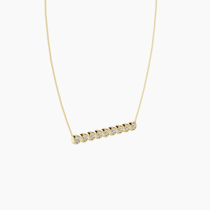 Bubble Linear Necklace