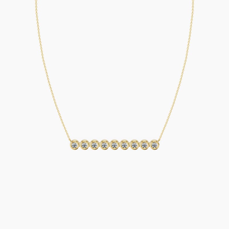 Bubble Linear Necklace
