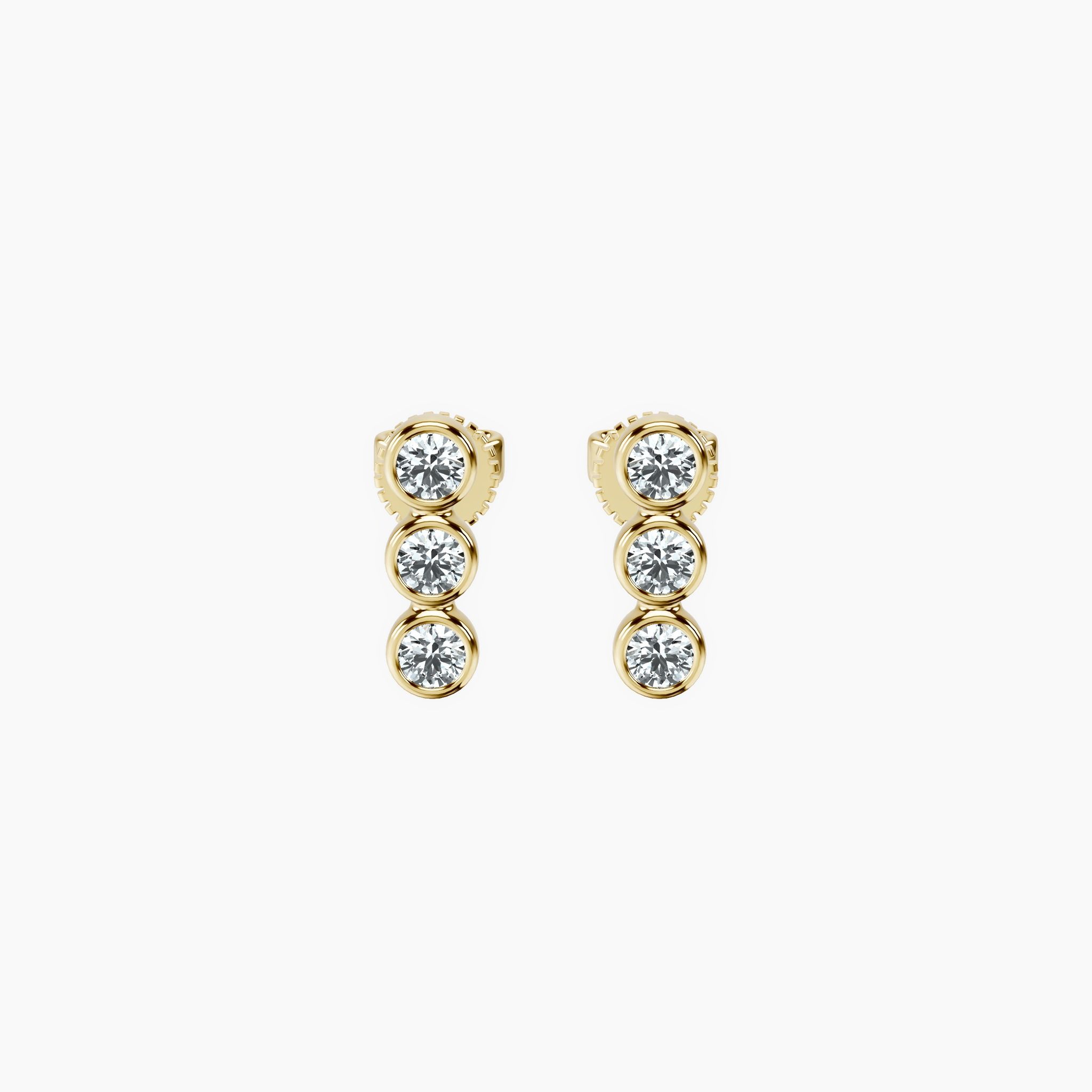 Bubble Round Trio Studs