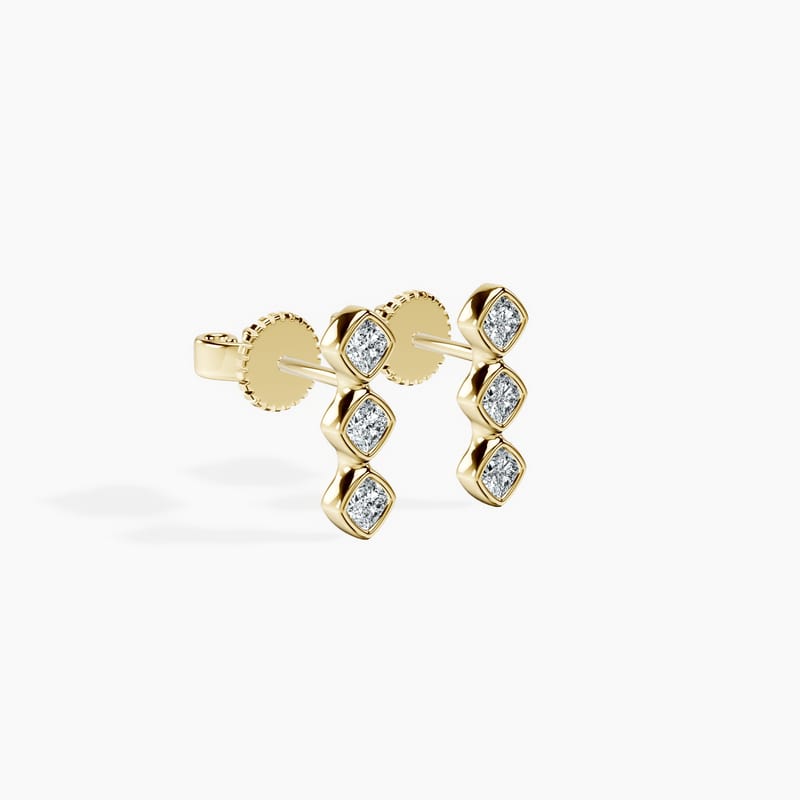 Bubble Cushion Trio Studs