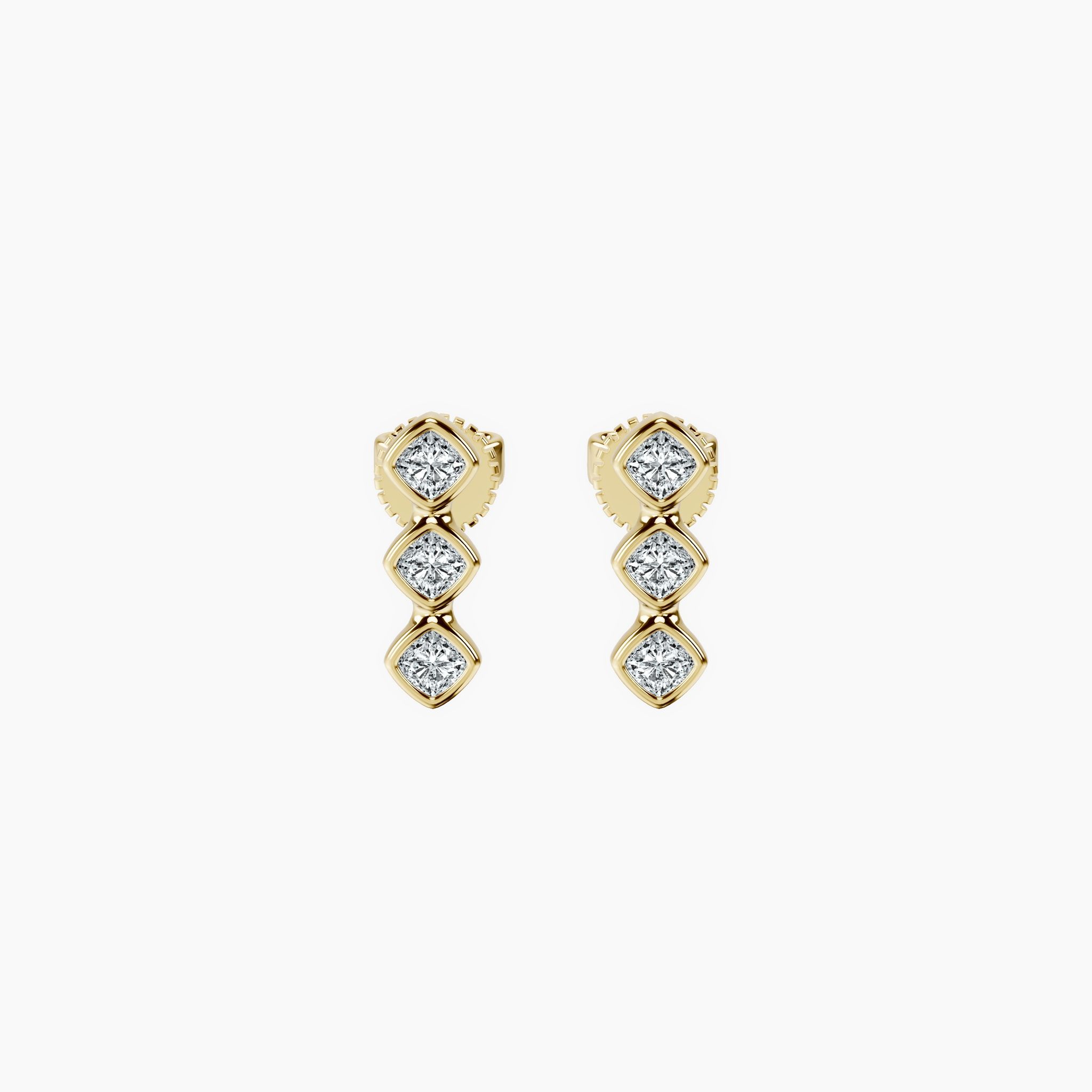 Bubble Cushion Trio Studs