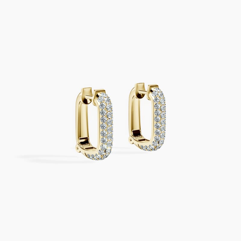 Aurora Paperclip Hoops