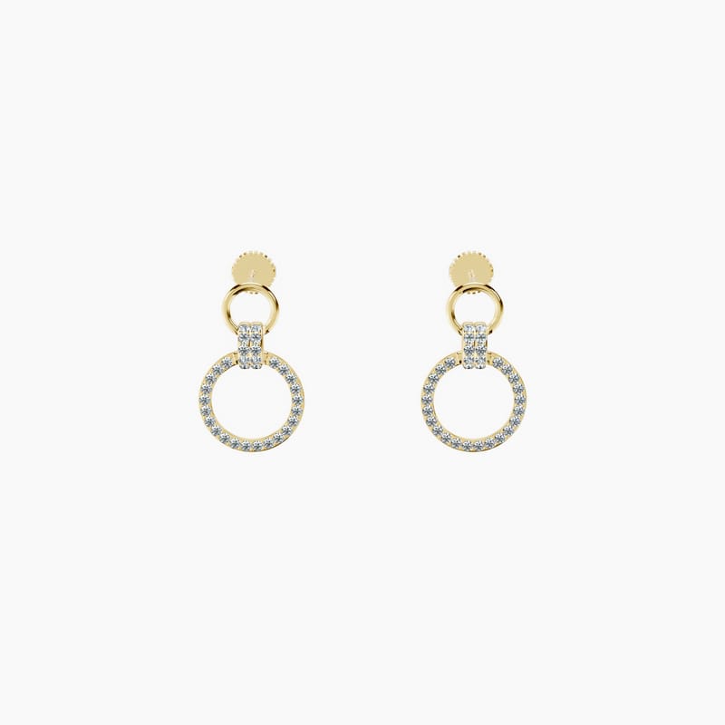 Pavé Loop Hoops