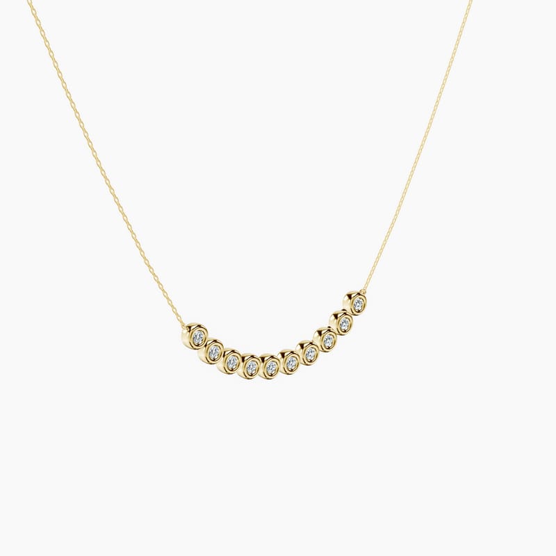 Bubble Curve Necklace