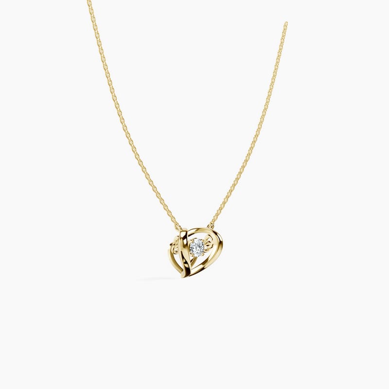 Heartbeat Diamond Necklace