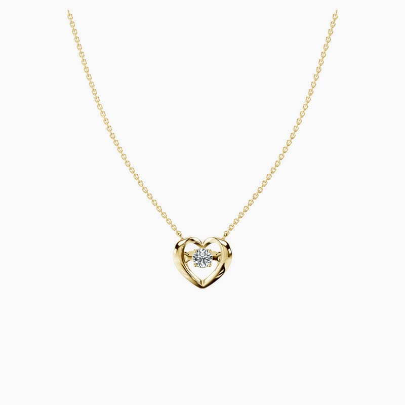 Heartbeat Diamond Necklace